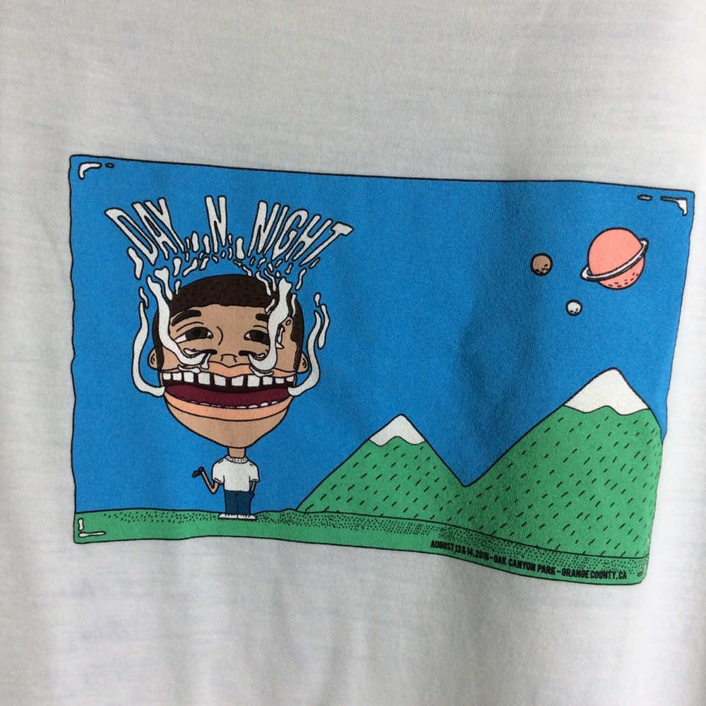 Day N Night Shirt Mens Extra Large Rap Tour Merch ASAP Rocky Flume Post Malone